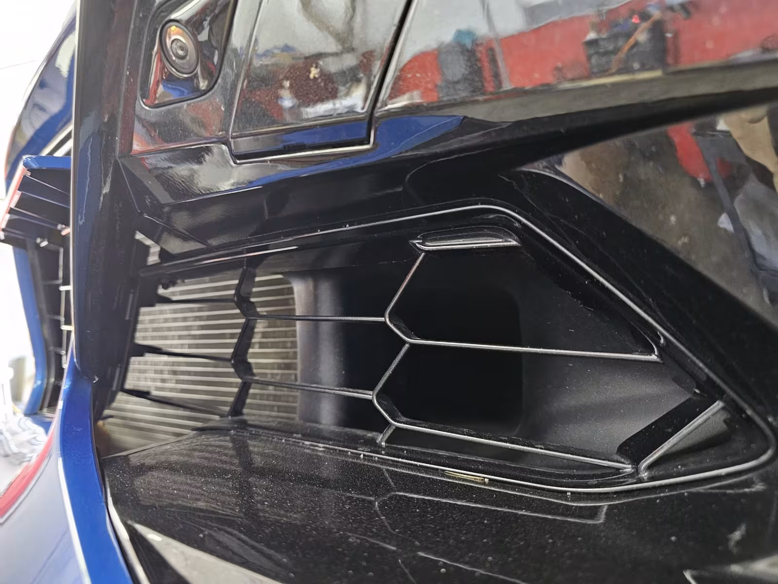 Corvette front grille detail